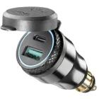 Interphone Adapter DIN USB 2 aljzat (USB+TypeC) 