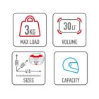 Givi E300NT2B hátsó doboz