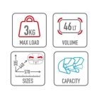 Givi E46N Riviera hátsó doboz