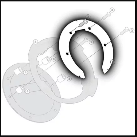 Givi BF78 tanklock adapter 
