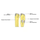 PMJ Victoria női motoros farmer 