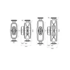 Quad Lock 360°-os kétoldalú rögzítő kar - kicsi